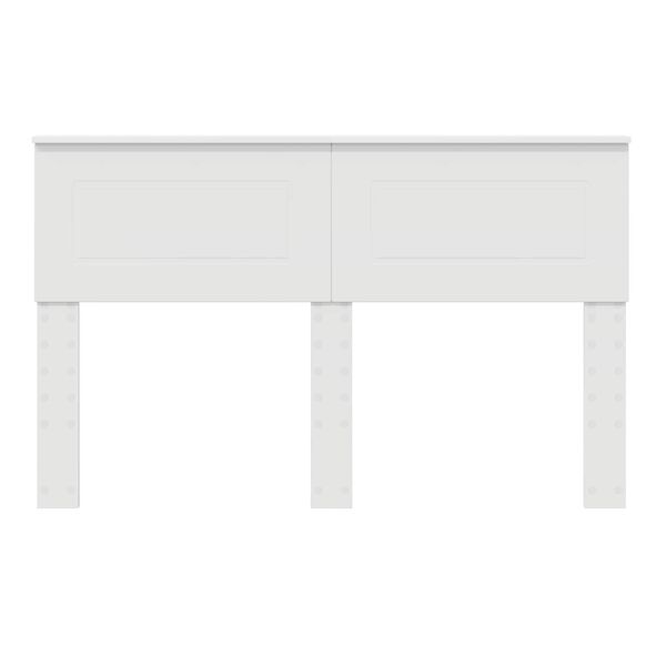 vidaXL Zadn&eacute; čelo Biela 160 cm Kompozitn&eacute; drevo