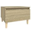 vidaXL Bočn&yacute; stol&iacute;k dub sonoma 50x46x35 cm spracovan&eacute; drevo