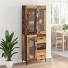 vidaXL Highboard Star&eacute; drevo 69,5 x 34 x 180 cm Kompozitn&eacute; drevo
