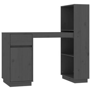vidaXL Stol&iacute;k siv&yacute; 110x53x117 cm mas&iacute;vne borovicov&eacute; drevo
