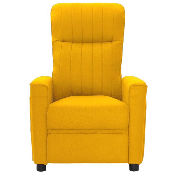 vidaXL Mas&aacute;žne kreslo, žlt&eacute;, l&aacute;tka