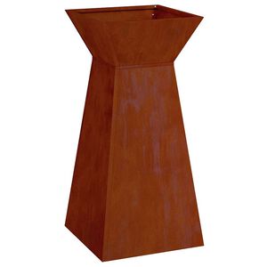 vidaXL Stĺpov&yacute; kvetin&aacute;č Hrdzav&yacute; 35 x 35 x 73 cm