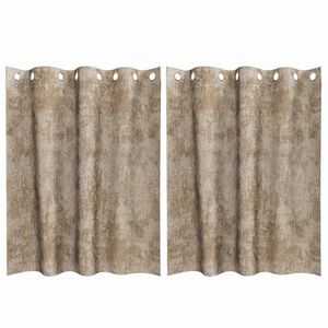 vidaXL Sametov&eacute; z&aacute;vesy 2 ks &scaron;ampansk&eacute;ho 140 x 140 cm Zamat