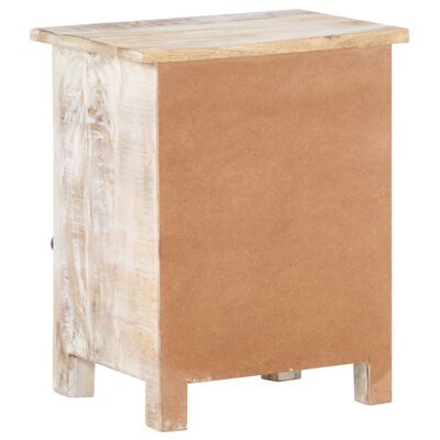 vidaXL Nočný stolík 40x30x50 cm surové akáciové drevo