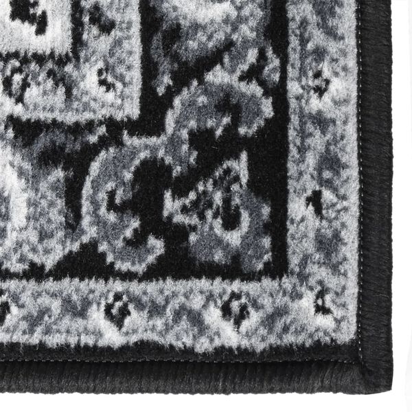 vidaXL Koberec beh&uacute;ň BCF orient&aacute;lny čierny 60x450 cm