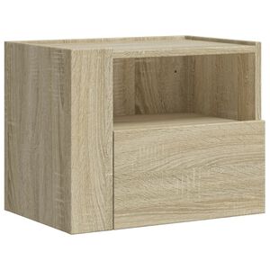 vidaXL N&aacute;stenn&yacute; nočn&yacute; stol&iacute;k dub sonoma 45x30x35 cm