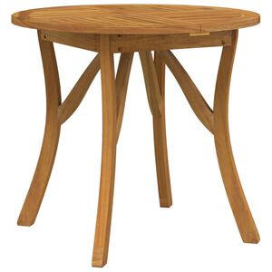 vidaXL Z&aacute;hradn&yacute; st&ocirc;l &Oslash; 85 cm ak&aacute;ciov&yacute; mas&iacute;v