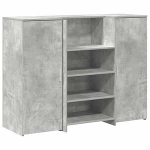 vidaXL Recepčn&yacute; st&ocirc;l bet&oacute;novo siv&yacute; 135x50x103,5 cm kompozitn&eacute; drevo