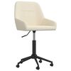 vidaXL Otočn&aacute; kancel&aacute;rska stolička kr&eacute;mov&aacute; zamat