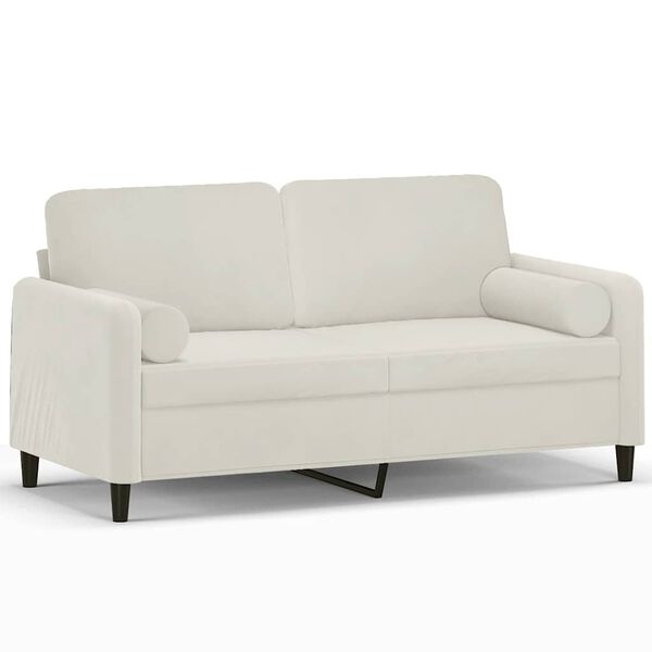 vidaXL 2-miestna pohovka s vank&uacute;&scaron;mi kr&eacute;mov&aacute; 140 cm zamat