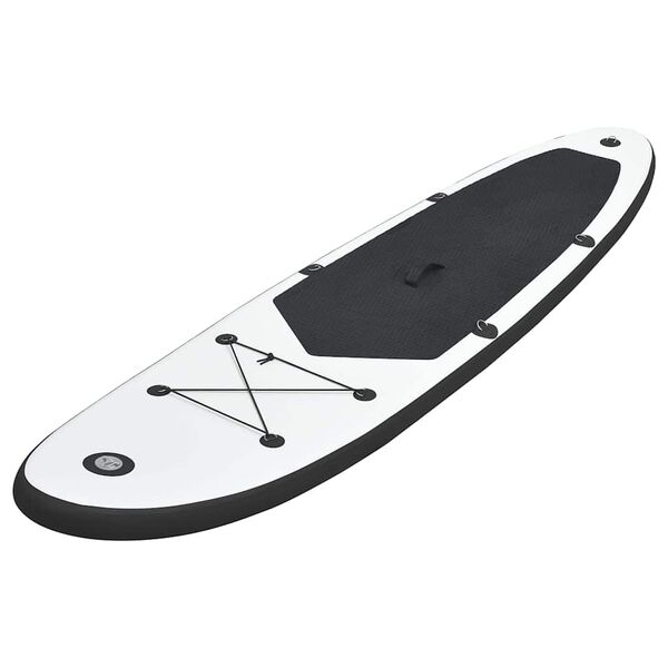 vidaXL Nafukovac&iacute; Stand up paddleboard, čierno biely