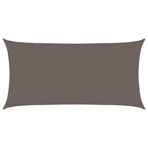 vidaXL Tieniaca plachta HDPE 2x3,5 m antracitov&aacute;