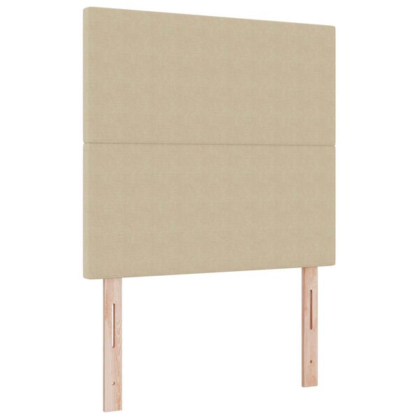 vidaXL LED hlavov&aacute; doska s čelnou doskou &Scaron;ed&aacute; zelen&aacute; 80 cm Polyester