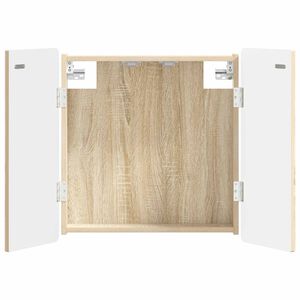 vidaXL Skriňa na terč ZWOLLE Dub sonoma 52,5 x 10,5 x 57,5 cm