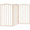 vidaXL Brána pre psa skladacia 3 panely 150 cm topoľové drevo