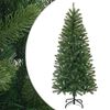 vidaXL Umel&yacute; vianočn&yacute; stromček 150 cm PVC, PE a oceľ Zelen&aacute;