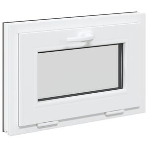 vidaXL Podkrovn&eacute; okno RISOR 60 x 40 cm PVC a sklo Antracitov&aacute;