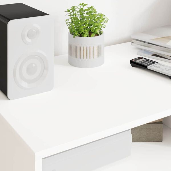 vidaXL TV skrinka so z&aacute;suvkou Biela 100 x 48 x 43 cm Kompozitn&eacute; drevo