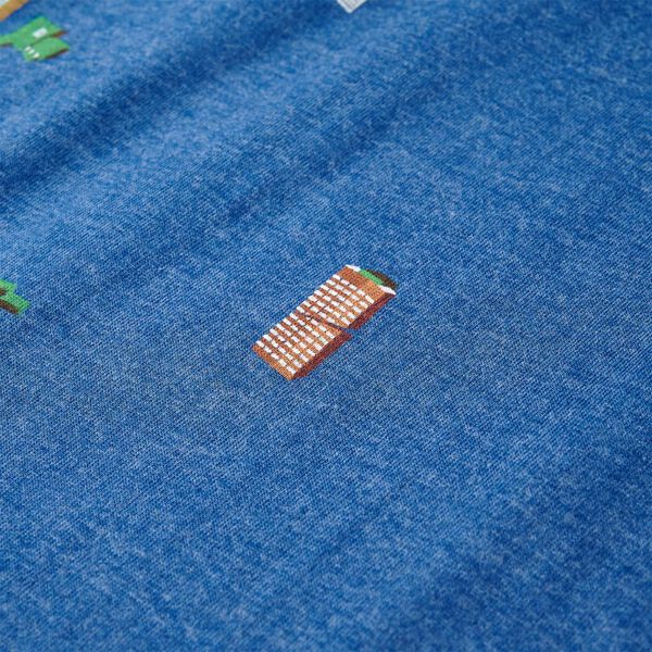 Detsk&eacute; tričko tmavomodr&eacute; melanž 128