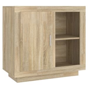 vidaXL Komoda hned&yacute; dub sonoma 80x40x75 cm