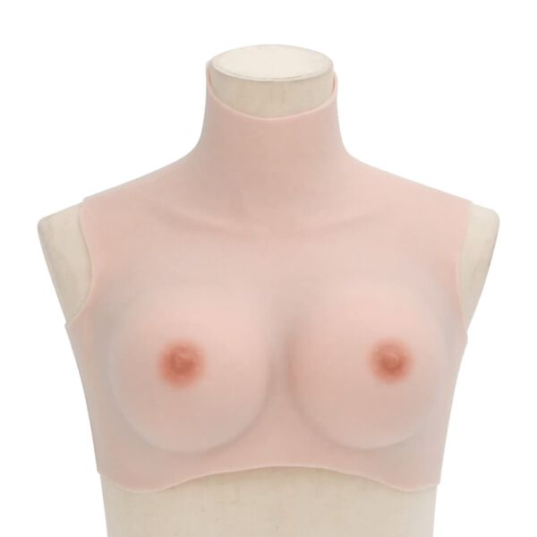 vidaXL Silik&oacute;nov&eacute; falo&scaron;n&eacute; prsia, kaukazsk&yacute; typ, ko&scaron;&iacute;ky D