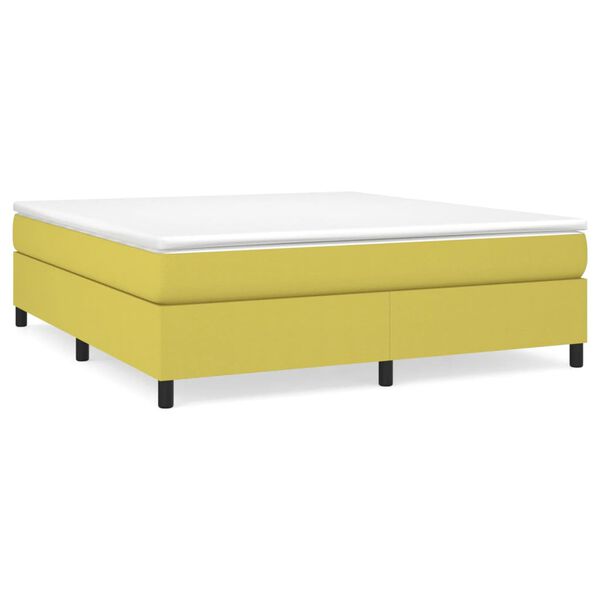vidaXL Boxspring posteľ s matracom zelen&aacute; 180x200 cm l&aacute;tka