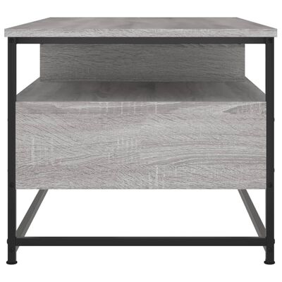 vidaXL Konferenčný stolík sivý sonoma 100x51x45 cm kompozitné drevo