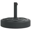 vidaXL Podstavec pod slnečn&iacute;k pre &Oslash;38/48 mm tyče 25 kg kruh