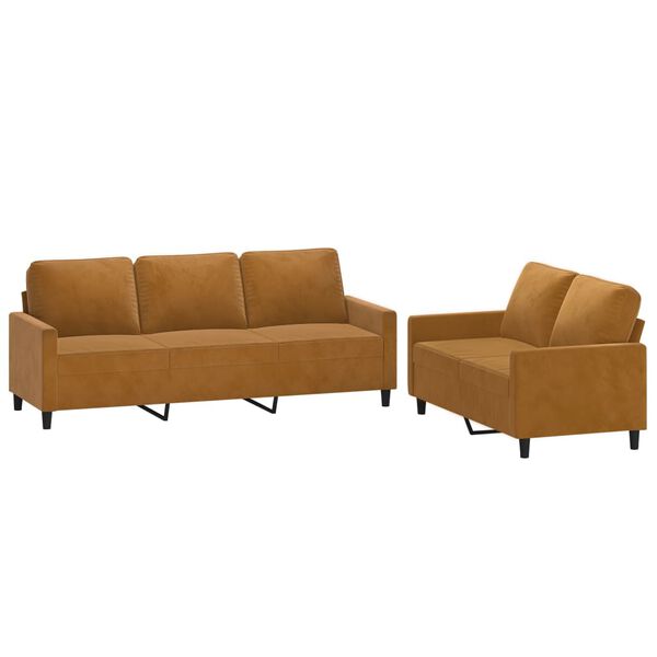 vidaXL 2-dielna sedacia s&uacute;prava s vank&uacute;&scaron;mi hned&aacute; zamat