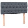 vidaXL Posteľn&yacute; r&aacute;m boxspring s matracom tmavosiv&yacute; 120x220 cm zamat