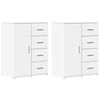 vidaXL Komody 2 ks biele 59x39x80 cm kompozitn&eacute; drevo