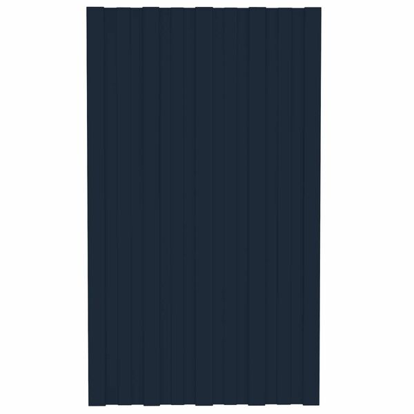 vidaXL Stre&scaron;n&yacute; panel 12 pcs Antracit 80 x 45 cm Pozinkovan&aacute; oceľ