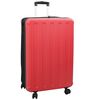 vidaXL Kufor so z&aacute;mkom Červen&aacute; 50 x 30 x 76 cm ABS plast