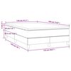 vidaXL Boxspring posteľ s matracom, ružov&aacute; 120x190 cm, zamat