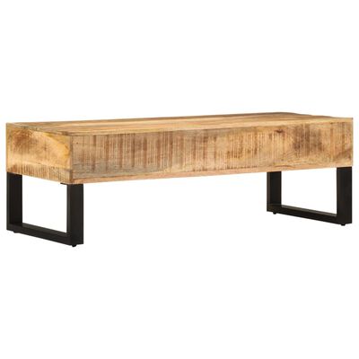 vidaXL Konferenčný stolík 110x50x38 cm masívne mangovníkové drevo