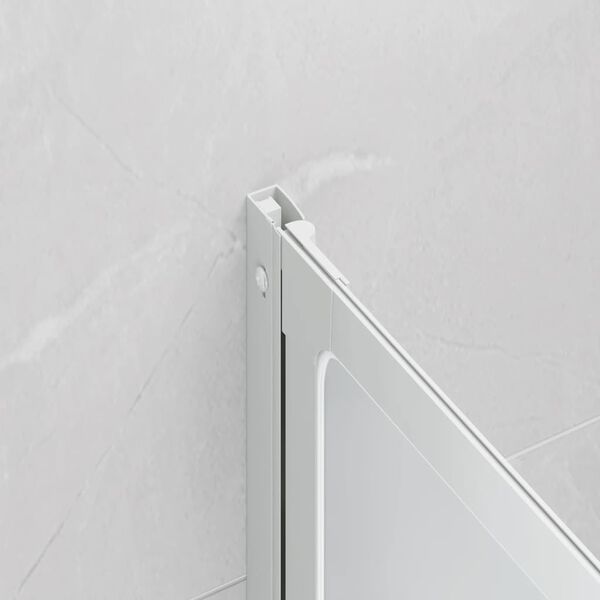 Sprchov&aacute; z&aacute;stena 140 x 167 cm, 7 skladac&iacute;ch panelov, držiak na uter&aacute;k