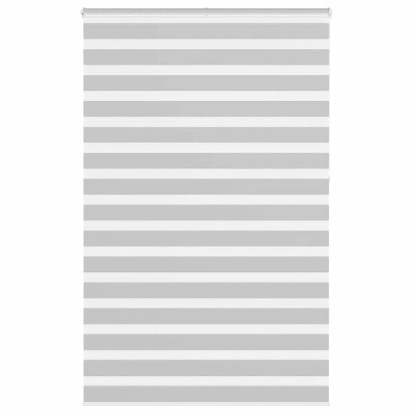 vidaXL Zebra roleta svetlosiv&aacute; 140x230cm &scaron;&iacute;rka l&aacute;tky 135,9cm polyester