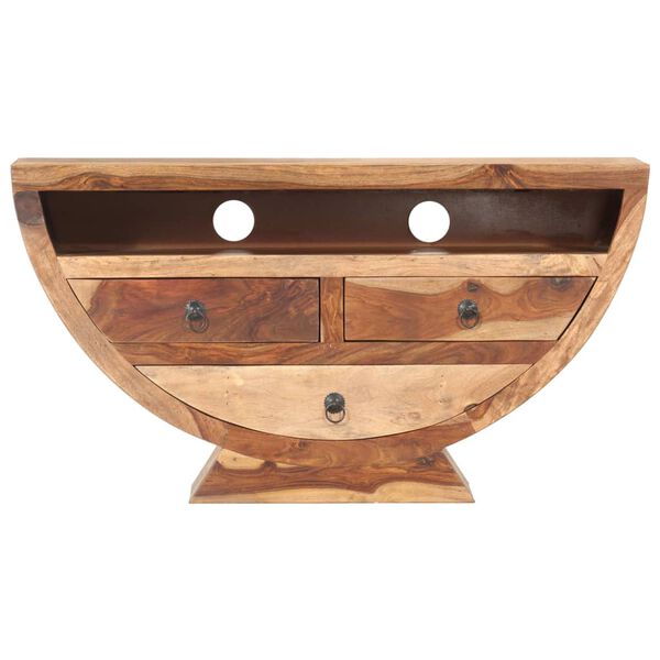 vidaXL TV stolík zo akáciaového dreva 100x30x40 cm