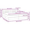 vidaXL Box Spring Posteľ s matracmi Tmavo&scaron;ed&aacute; 180x210 cm Zamat