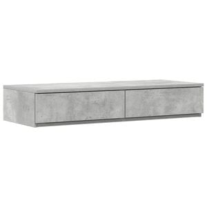 vidaXL Z&aacute;suvky pod posteľ Bet&oacute;nov&aacute; &scaron;ed&aacute; 100 x 36,5 x 16,5 cm