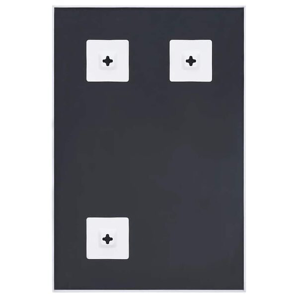 vidaXL Zrkadlo biele 60x40 cm