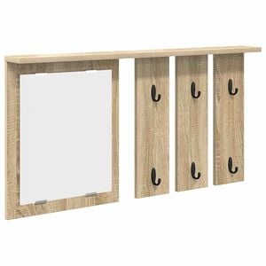 vidaXL Ve&scaron;iak na stenu N&aacute;stenn&aacute; mont&aacute;ž dub sonoma 85 x 10 x 45 cm