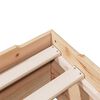 VidaXL Rám postele Bez matraca Stohovateľné 75x190 cm Masívne drevo