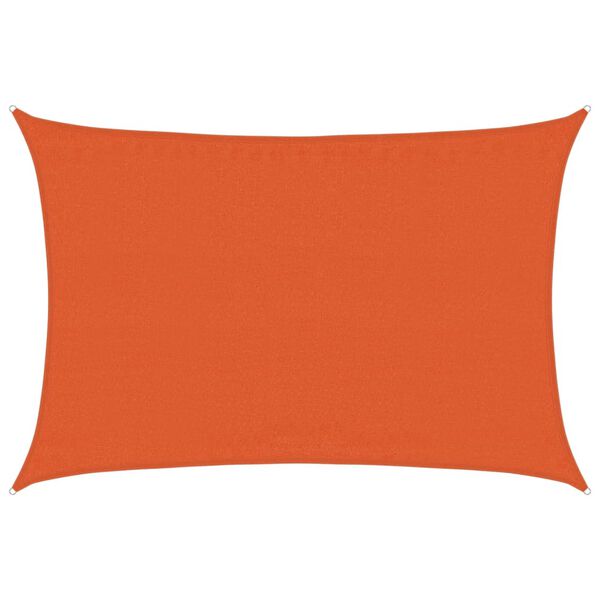 vidaXL Tieniaca plachta 160 g/m&sup2; oranžov&aacute; 3,5x4,5 m HDPE