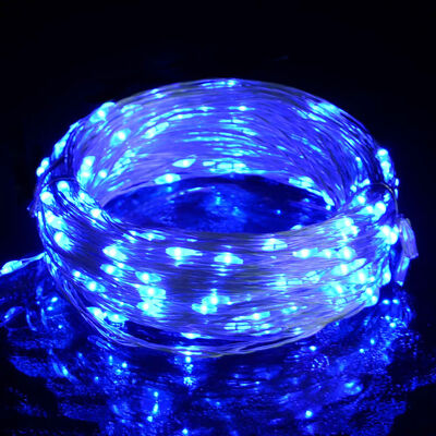 vidaXL LED reťaz s 300 LED diódami, modrá 30 m