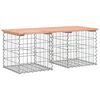 vidaXL Z&aacute;hradn&aacute; lavica gabi&oacute;nov&yacute; dizajn 103x44x42 cm mas&iacute;vny douglas