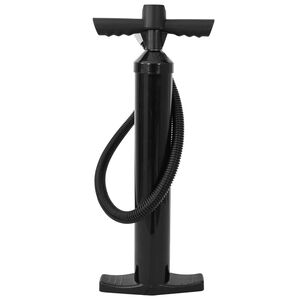 vidaXL SUP ručn&aacute; pumpa s manometrom Čierna 24 x 7,5 x 58 cm PP