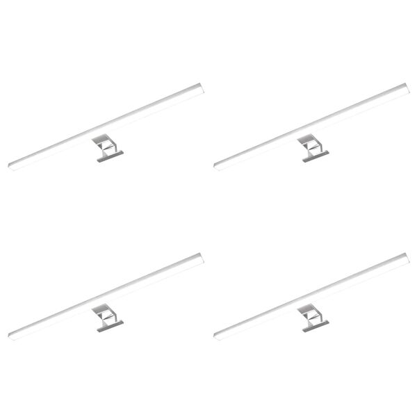 vidaXL Zrkadlov&eacute; lampy 4 ks 8 W studen&eacute; biele