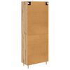 vidaXL Highboard Remeseln&yacute; dub 69,5 x 34 x 180 cm Kompozitn&eacute; drevo