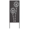 vidaXL Z&aacute;hradn&aacute; clona na s&uacute;kromie Rezac&iacute; Čierna 50 x 140 cm
